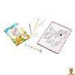 Картина по номерам Единорог А4 с кистью и красками для крепежа на стену PuzzleOK