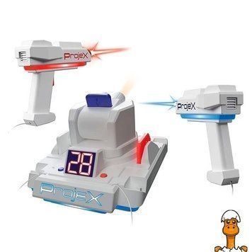 Мамалюк - Набір лазерних бластерів Laser X Проектор Animated 2 бластери 3 слайди-мішені (52608) Laser X A4-52608