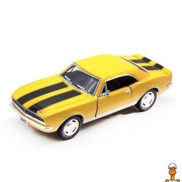 Мамалюк - Дитяча модель машинки CHEVROLET CAMARO Z KT5341 W інерційна Yellow Kinsmart Kinsmart RT2-KT5341W-YELLOW