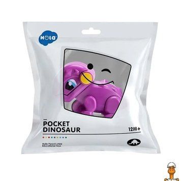 Мамалюк - Іграшка динозавр 8 см з рухомою головою Hola Hola RT2-HE797001-VIOLET-2