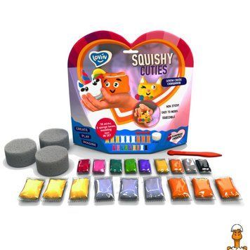 Мамалюк - Набор для лепки с воздушным пластилином Squishy Cuties Lovin Lovin RT2-70131