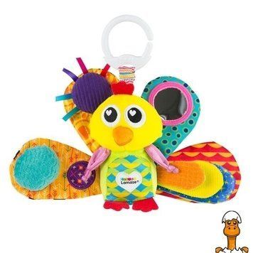 Мамалюк - Мягкая игрушка-подвеска Lamaze Павлин с пищалкой (L27013) Lamaze A4-L27013