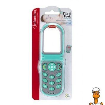 Мамалюк - Дитячий телефон Infantino Flip and Peek зі звуковими ефектами (306307I) Infantino A4-306307I