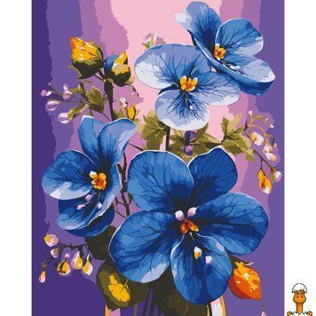 Мамалюк - Картина за номерами Сині фіалки 40х50 см Art Craft Art Craft RT2-13097-AC