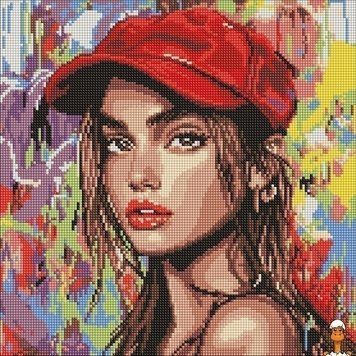 Мамалюк - Алмазная мозаика Красная шапочка 40х40 см Идейка идейка RT2-AMO8311