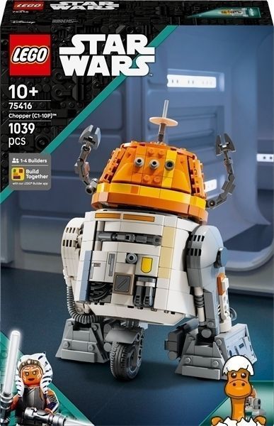 Мамалюк - Конструктор LEGO Star Wars Чоппер C1-10P Дроид-астромеханик 1039 деталей (75416) LEGO A4-75416