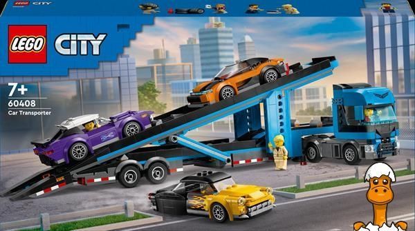 Мамалюк - Конструктор LEGO City Грузовик-транспортер со спортивными авто 998 деталей (60408) LEGO A4-60408