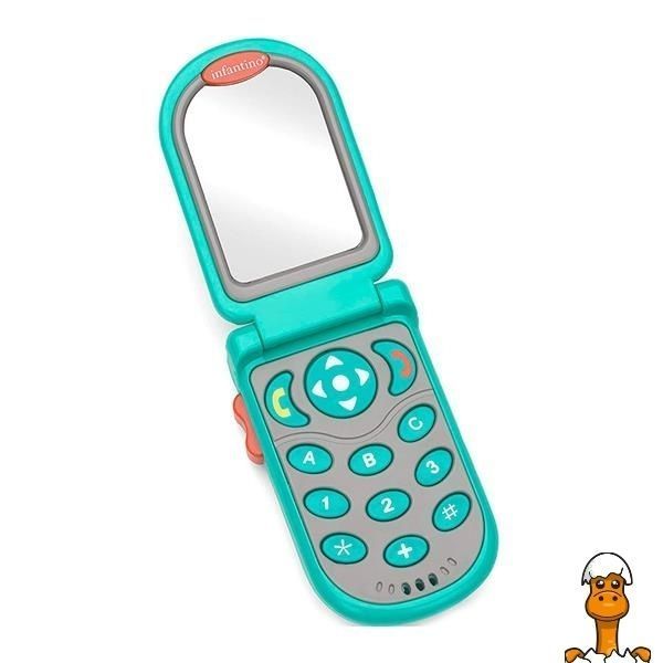 Мамалюк - Детский телефон Infantino Flip and Peek со звуковыми эффектами (306307I) Infantino A4-306307I