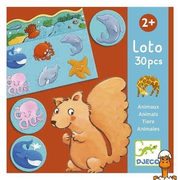 Мамалюк - Дитяче лото Djeco Тварини (DJ08120) Djeco A4-DJ08120