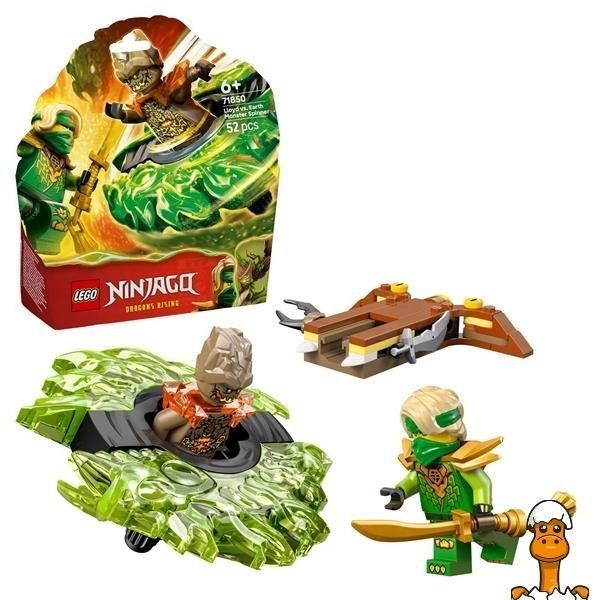 Мамалюк - Конструктор LEGO Ninjago Ллойд проти спінера земельного монстра 52 Деталі (71850) LEGO A4-71850