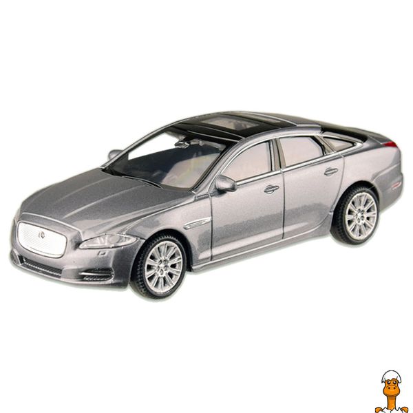 Машина металева jaguar xj, масштаб 1:43 білий, віком від 3 років, Welly RT2-44040CW-GREY фото