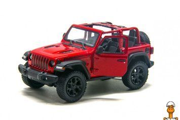 Мамалюк - Колекційна іграшкова модель джипа JEEP WRANGLER 5 KT5412WA металевий Червоний Kinsmart Kinsmart RT2-KT5412WA-RED