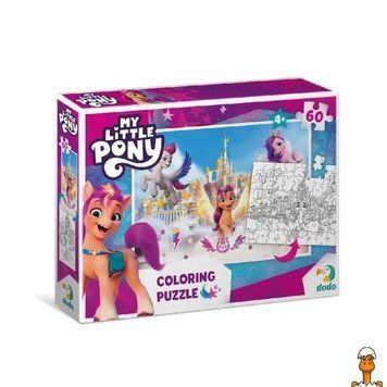 Мамалюк - Пазли дитячі 2 в 1 My Little Pony 60 елементів DoDo Toys DoDo Toys RT2-200135