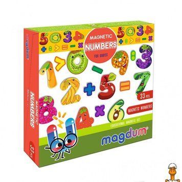 Мамалюк - Набір магнітів Цифри для дітей Magdum Magdum RT2-ML4031-38-EN