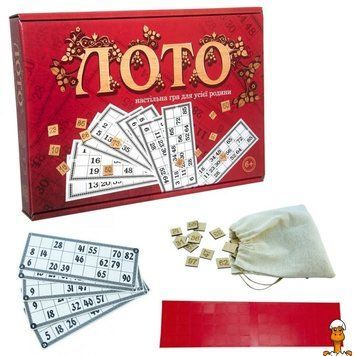 Мамалюк - Лото с деревянными фишками Strateg Strateg RT2-30656