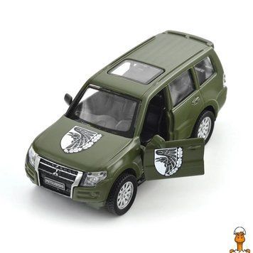 Мамалюк - Автомодель Mitsubishi Pajero 4WD Turbo 93 ОМБр серии Шевроны героев TechnoDrive TechnoDrive RT2-250283M