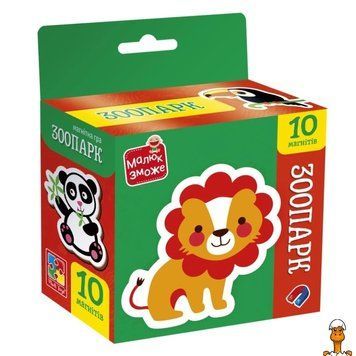 Мамалюк - Детский набор магнитов Зоопарк 10 штук Vladi Toys Vladi Toys RT2-VT3106-39