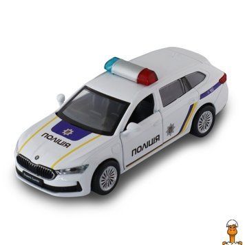 Мамалюк - Автомодель детская Skoda Superb полиция масштаб 1:43 TechnoDrive TechnoDrive RT2-250947