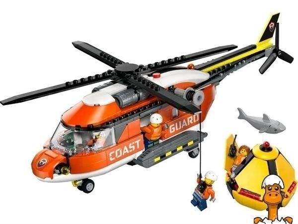 Мамалюк - Конструктор LEGO City Гелікоптер берегової охорони 551 Деталь ( 60503 ) LEGO A4-60503