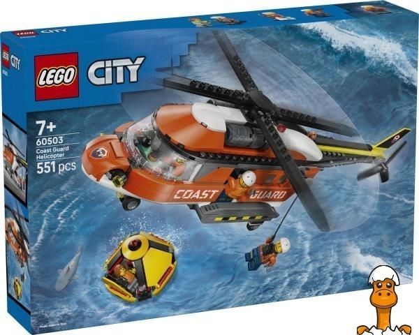 Мамалюк - Конструктор LEGO City Гелікоптер берегової охорони 551 Деталь ( 60503 ) LEGO A4-60503