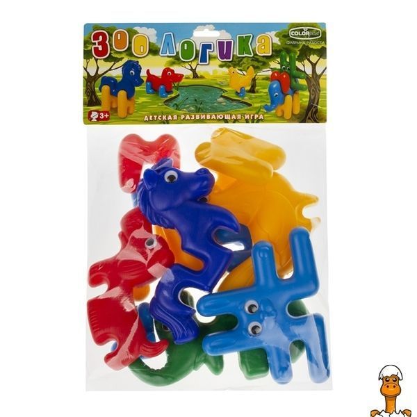 Мамалюк - Дитячий конструктор-пазл тваринки 13 деталей Colorplast Colorplast RT2-1647