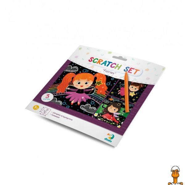 Мамалюк - Дитячий набір для творчості гравюри Феї 3 шт DoDo Toys DoDo Toys RT2-300218