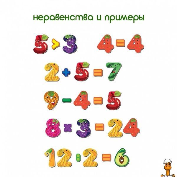 Мамалюк - Набір магнітів Цифри для дітей Magdum Magdum RT2-ML4031-38-EN
