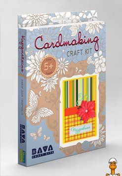 Мамалюк - Дитячий набір для створення листівок. Cardmaking (ВТК-006) OTK-006 розмір 148,5х105 мм Умняшка Умняшка RT2-OTK-006
