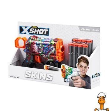 Мамалюк - Швидкострільний бластер X-Shot Skins Menace Scream 8 патронів (36515J) X-Shot A4-36515J