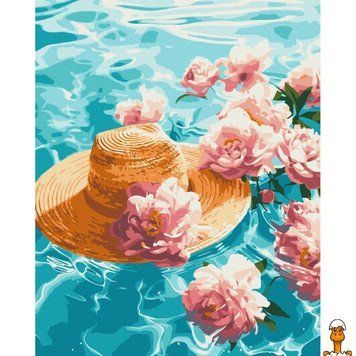 Мамалюк - Картина за номерами Водяні півонії 40x50 см Brushme Brushme RT2-BS54087
