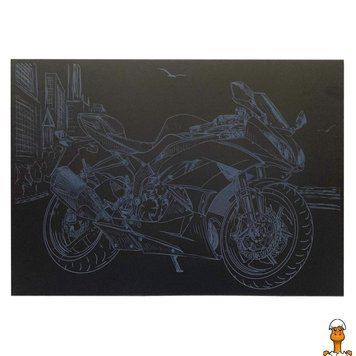 Мамалюк - Гравюра А4 Мотоцикл економ варіант 29,7х21 см Danko Toys Danko Toys RT2-ГРА4-11С