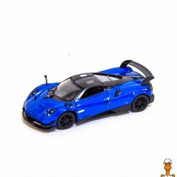 Мамалюк - Іграшкова машинка Pagani Huayra BC інерційна синя колекційна Kinsmart Kinsmart RT2-KT5400W-BLUE