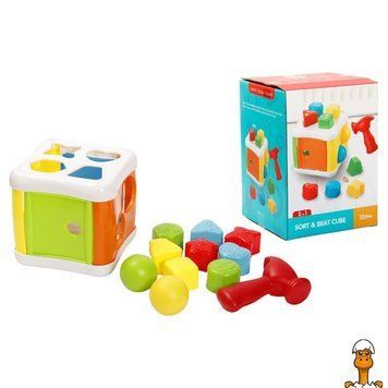 Мамалюк - Дитячий логічний сортер фігурки-вкладиші Bambi Bambi RT2-16403
