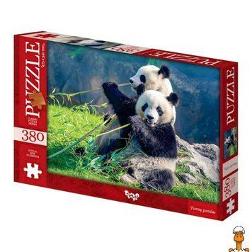 Мамалюк - Пазл класичний Смішні панди 380 елементів Danko Toys Danko Toys RT2-C380-06-02