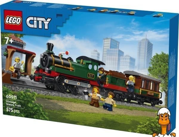 Мамалюк - Конструктор LEGO&reg; City Старовинний паровоз 575 деталей (60511) LEGO A4-60511