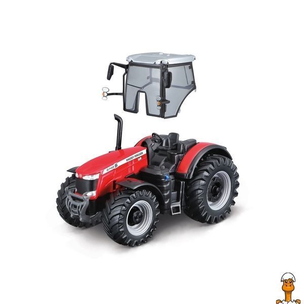 Мамалюк - Іграшковий трактор Massey Ferguson 8740S 10 см Bburago Bburago RT2-18-31613