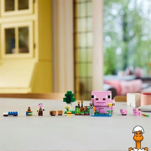 Мамалюк - Конструктор LEGO Minecraft Будинок для поросят 238 деталей (21268) LEGO A4-21268