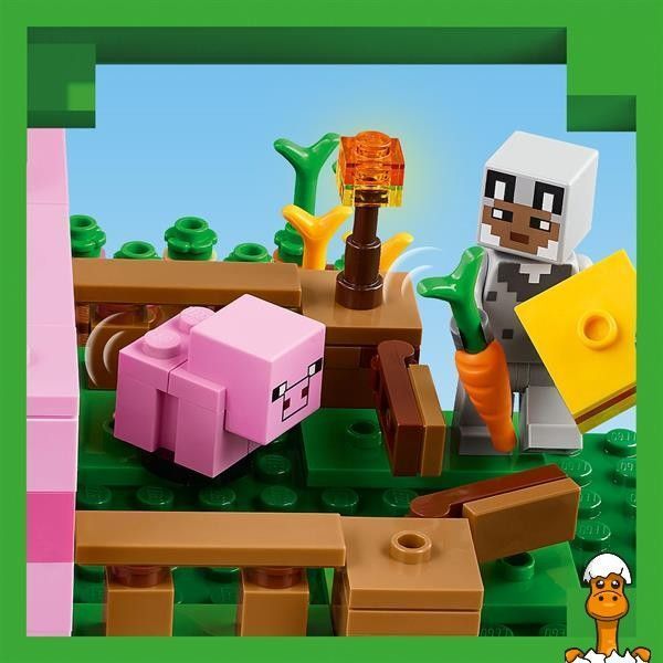 Мамалюк - Конструктор LEGO Minecraft Будинок для поросят 238 деталей (21268) LEGO A4-21268