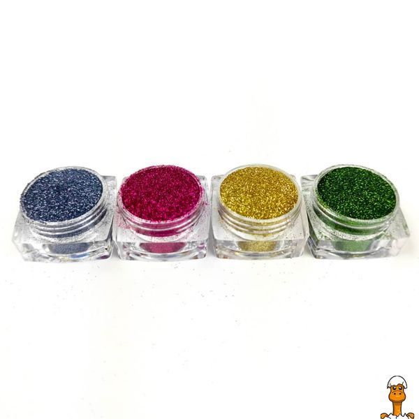 Мамалюк - Набір гліттера для біо-тату 4 кольори Fresh Tattoo Fresh Tattoo RT2-GLITTER-SET-4X-2