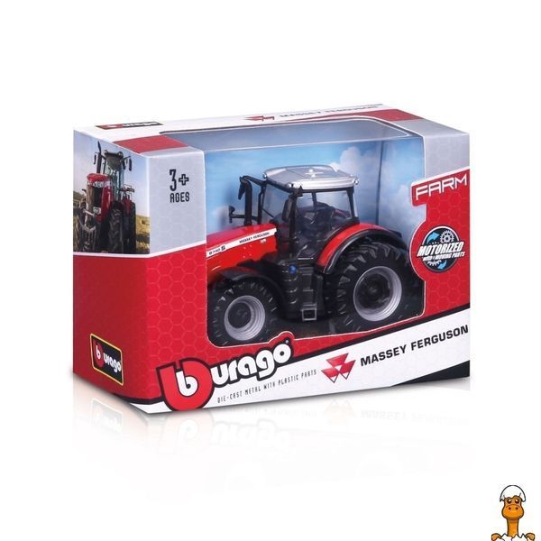 Мамалюк - Іграшковий трактор Massey Ferguson 8740S 10 см Bburago Bburago RT2-18-31613