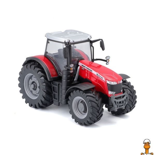 Мамалюк - Іграшковий трактор Massey Ferguson 8740S 10 см Bburago Bburago RT2-18-31613