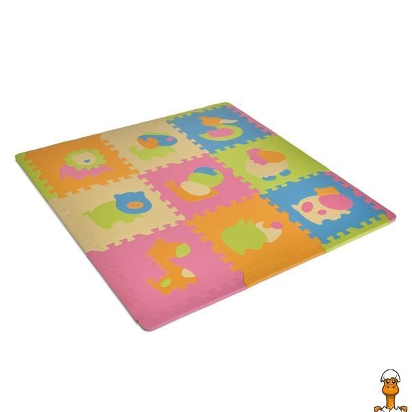 Мамалюк - Дитячий килимок мозаїка тварини 9 деталей EVA 31х31 см Bambi Bambi RT2-MR-1288