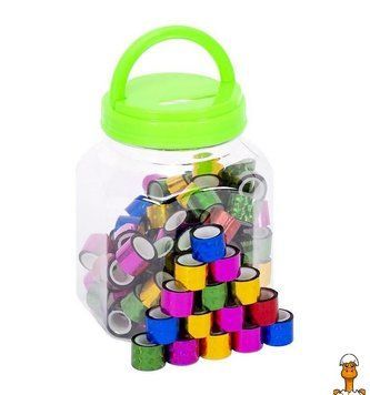 Мамалюк - Декоративний скотч голограмний 90 шт по 2 метри COLOR-IT COLOR-IT RT2-№60