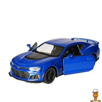 Мамалюк - Іграшкова машинка Chevrolet Camaro ZL1 інерційна колекційна синього кольору 5 Kinsmart Kinsmart RT2-KT5399W-BLUE