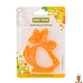 Мамалюк - Прорезыватель с водой детский кенгуру оранжевый BABY TEAM BABY TEAM RT2-4004-КЕНГУРУ-ПОМАРАНЧЕВИЙ