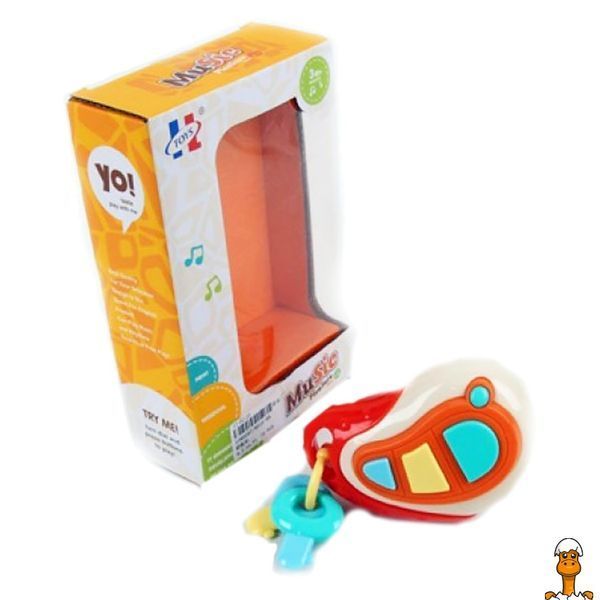 Мамалюк - Дитяча розвиваюча іграшка Брелок-ключі Bambi 8010-9A музична Bambi RT2-8010-9A