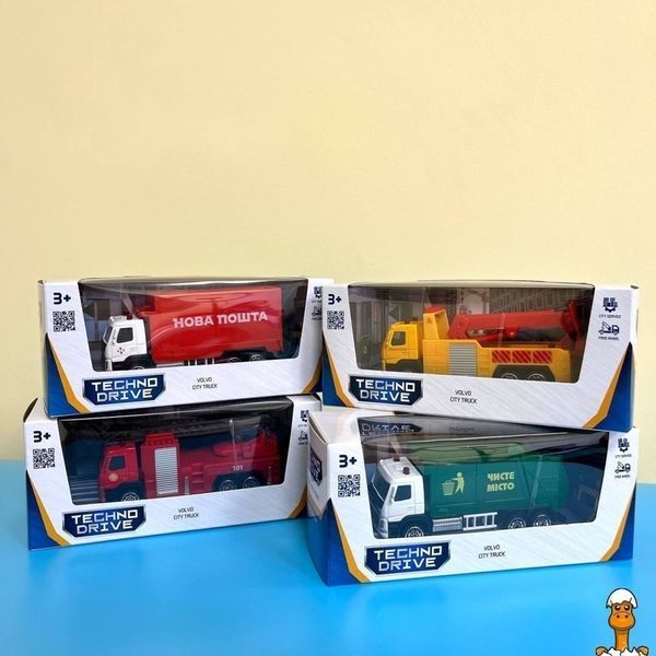 Мамалюк - Іграшкова модель сміттєвоза Volvo для дітей TechnoDrive TechnoDrive RT2-250300