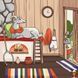 Картина за номерами Коза-дереза 40х40 см Art Craft