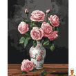 Картина за номерами трояндовий букет 40х50 см Art Craft