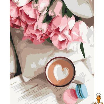 Мамалюк - Картина за номерами Какао для коханої BS51325 40x50 см Brushme Brushme RT2-BS51325